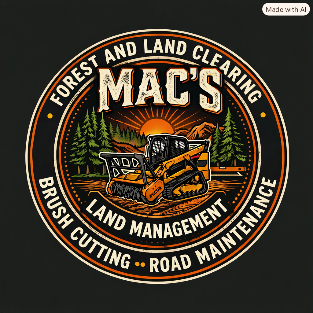 Mac’s forest and land clearing, brush cutting, land management, and road maintenance